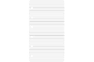 TEXTIMO - Ringbuch-Einlagen/Papier 'BRUNNEN' 50 Blatt - liniert (A5, weiß)