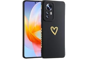 ATISIJIE Funda para Xiaomi 12 Lite Carcasa, Tacto Suave, Protección contra Terremotos, Protección contra Polvo y Polvo Case para Xiaomi 12 Lite Negro
