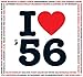 Produktbild 1956 Geburtstag Geschenken - 1956 CD und 1956 I Heart Grußkarten