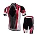 Produktbild Shengbao Hang Sommer Quick Dry Unisex kurzen Ärmeln Outdoor Radfahren Jersey Short-Sets Fahrradbekleidung Jacken Kurzschluss -Hemd Rennen Sport Training T Sportswear Bib Shorts Anzug 3D Padded Shorts Set4