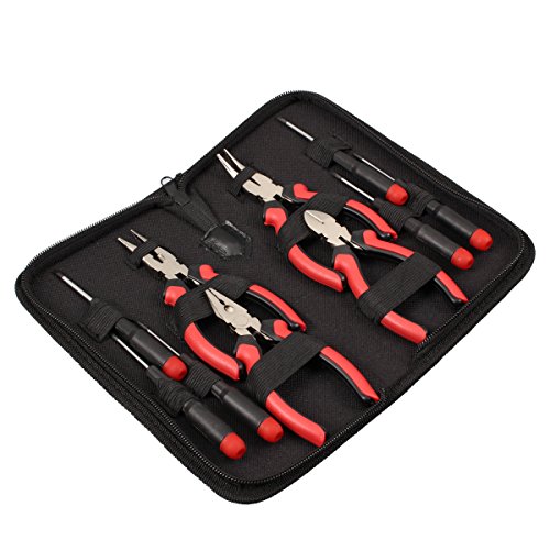 10 tlg Feinmechaniker Werkzeug set Kombizange Zangen Schraubendreher Schlitz PH - 6
