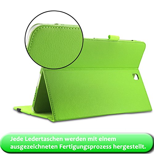Infiland Samsung Galaxy Tab A 9.7 Hülle Case -Slim Fit Folio PU-lederne dünne Kunstleder Schutzhülle Cover Tasche für Samsung Galaxy Tab A 9.7 T550N/ T555N 24,6 cm (9,7 Zoll) WiFi/LTE Tablet-PC (mit Auto Schlaf / Wach Funktion)(Grün) - 5