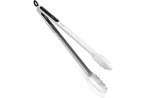 Leifheit ProLine 3078 Pinza da Cucina e BBQ, Acciaio Inossidabile, 41 cm