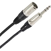 YKA 6.3 mm Erkek- Xlr Erkek Stereo Trs Kablo 2 Metre