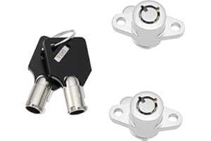 The Lord of the Tools 2pcs Serrures de Bagages Sacoches 2 Clés Ensemble de Serrures de Sacoches Rigides Compatible avec Harley-Davidson Touring Modèles FLH/T 1993-2013