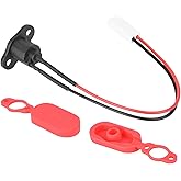 Shipenophy Electric Scooter Charging Port Stable Charging Socket Useful Silicone Charging Port Silicone Charging Port for Sco