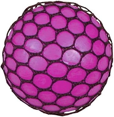UKAN Squishy Mesh Balls Squishy Mesh Balls Fidget Stress Toys Squishes Kids Fun Play Squeezy Gripper Ball