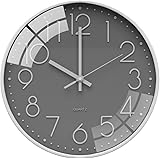 ALEENFOON 12 Pollici Orologi Da Parete Silenzioso Soggiorno Cucina Moderna Design Pendoli Da Parete 30cm Orologio Al Quarzo A