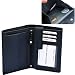 Produktbild Linkshänder Geldbörse Echtes Leder,Hochformat,RFID Blocker,Schwarz,Rindleder,Doppelnaht