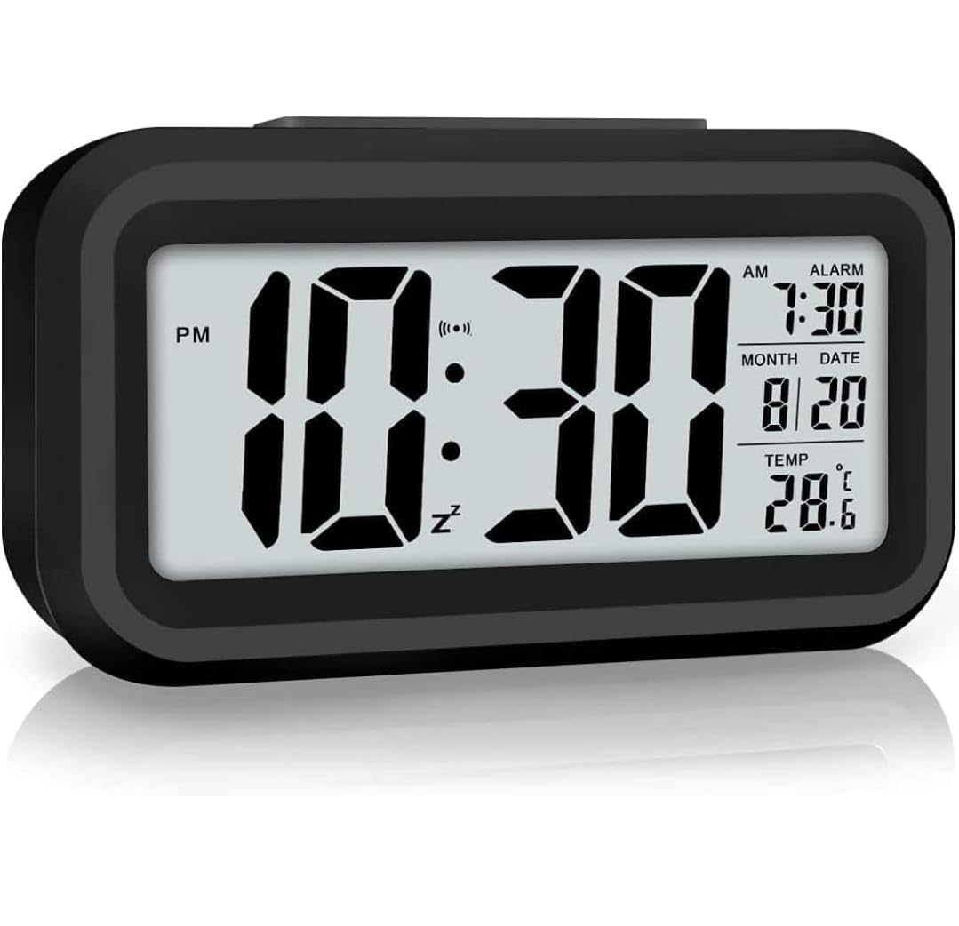 aadya alley Alarm Clock, Digital Clock, Table Clock for Students, Watch Timer for Study, Home, Bedroom, Kitchen,Loud Desk Ala