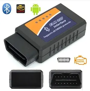 Robostore India Rsi Elm327 Bluetooth 2.1V Obd2 Vehicle Diagnostic Tool (Black)