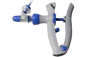 Oulensy 5ml Siringa Veterinaria Continua Iniezione Dell'iniettore Pollame Vaccino Automatico Regolabile per Il Pollo Anatra Pig Mucca Pecora