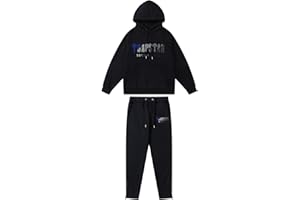 YOUPO Tuta Trapstar Uomo Ricamata Donna 2 Pezzi Completo Trapstar London Unisex Felpa Con Cappuccio In E Pantaloni Trapstar Tuta Jogging Sportiva Set Autunno Inverno