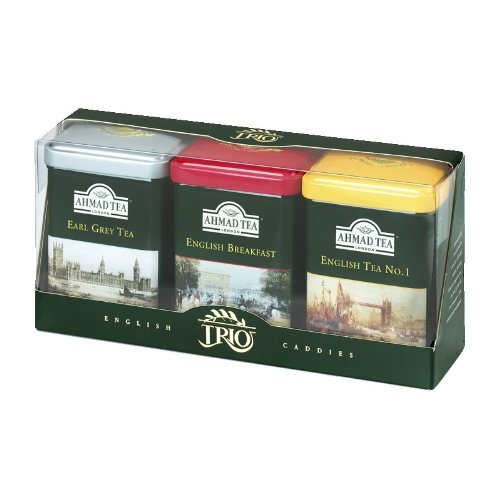 Trio, English Tea combinación triple regalo lot? Thés tradicional en Inglés en escena cajas en inglés Thés