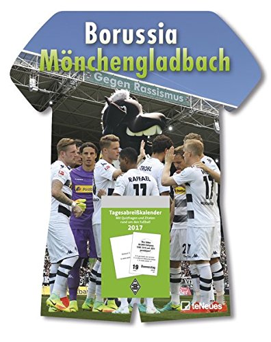 Borussia Mönchengladbach 2018 - Tagesabreißkalender Fußball, Fankalender - 24 x 30 cm