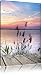 Produktbild Pixxprint Steg mit Ausblick aufs Meer, Format: 60x80 auf hochkantiges Leinwand