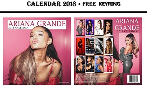 ARIANA GRANDE SQUARE WALL CALENDAR 2018 + ARIANA GRANDE KEYRING