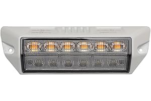 Hooma Luz Led Exterior Caravana 12V Luz Blanca/Luz Amarilla Luz LED Exterior Autocaravana IP67 Impermeable 2160LM Luces Led para Toldo Furgoneta Camper (Carcasa blanca - Luz blanca/Luz amarilla)