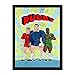 Produktbild Wee Blue Coo LTD Mp Painting Sport Cartoon Rugby Football Players Ball Sun Stressed Large Framed Art Print Poster Wall Decor 18x24 inch