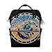 Produktbild coosun Astronomischen Uhr Wickeltasche Rucksack, großes Fassungsvermögen muti-function Reise Rucksack