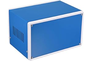 UXCELL Sourcingmap Metal Blue Project Junction Box Enclosure Case 180 x 130 x 110mm/7.09 x 5.12 x 4.33inch