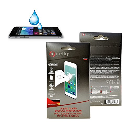 Pellicola Protettiva In Vetro Liquido Protezione Schermi Nanotecnologia Goccia Celly , Protezione Totale Antibatterico Clear Trasparente Vetro Liquido Proteggi Schermo Antigraffio Impermeabile Invisib