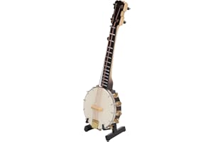 SEAFRONT Kids Multipurpose Banjo, Lifelike Appearance Miniature Banjo Model for Gifts