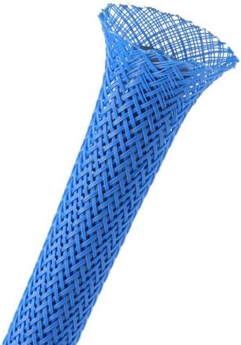 Techflex 1/8 Expandable Sleeving 25 ft. Neon Blue by Techflex