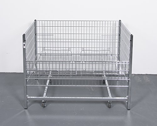 Wühltisch verchromt 120×80 cm | NEUWARE | Wühlkorb Verkaufstisch Aktionskorb Grabbeltisch Schütte Präsentationskorb Verkaufskorb Aktionsware - 2