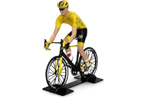 OPO 10 - Coureur Cycliste Vingegaard Maillot Jaune Tour de France 2023 - Compatible avec Figurine SOLIDO 1/18 - TDF05