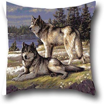 Chipper Ban Wolf Custom Throw Pillow Case Cushion Cover Cute Seat Cover 20*20