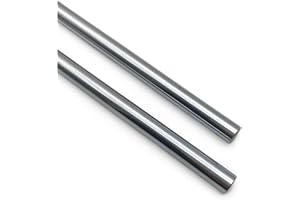 VICHSAMWY 2 Stück 10mm X 400mm Linearführung Linearwelle, Stahlzylinder Linearschiene Optische Achse für 3D-Drucker, DIY, CNC - Metrische h8-Toleranz (400mm, Durchmesser: 10mm)