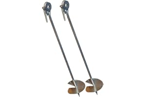 LOGGYLAND D'ancrage au sol pour poteau de balançoire ensemble de 2