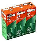 3x Olbas Oil Inhalent Discongestant For Colds With Pure Plant Oils 28ml