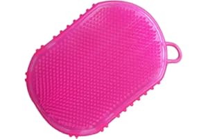 EURNHRN Massage en silicone Gant Gant Smooth Slimming Anti-Cellulite Massage Brush Bathing Massage Glove Massageur Massageur 1pc Random Color Massage Brosse
