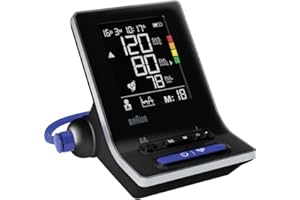 Braun ExactFit 5 Connect inteligentny monitor ciśnienia krwi (dokładne klinicznie, Bluetooth, nieregularne wykrywanie uderzeń serca, łatwy odczyt) BUA6350EU