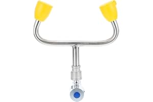 iplusmile Unità Lavaocchi Di Emergenza in Acciaio Inox 304 Per Rubinetto Con Attivazione Rapida Flusso Continuo Ideale Per Industrie Laboratori E Uffici