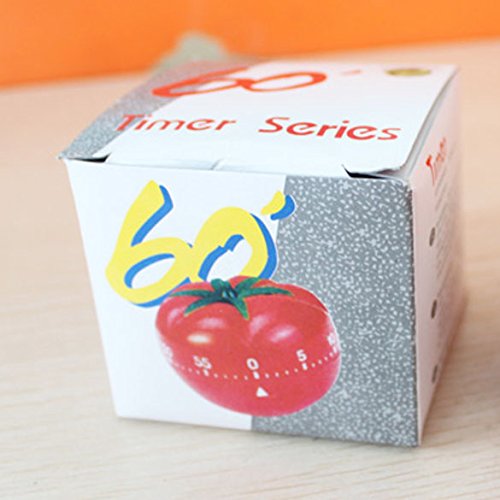 Demiawaking 1-60min 360 Grad Mode Niedlich Indoor Tomate Form Mechanische Countdown-Timer - 3