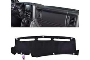 XUKEY Armaturenbrett Armaturenbrett Abdeckung Matte Teppich für Chevrolet Silverado 1500 2500 3500 1999-2006 Lawinen Chevy Tahoe Suburban GMC Sierra Yukon Autozubehör