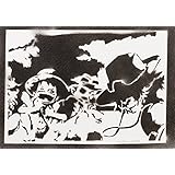 One Piece Luffy Ace Und Sabo Handmade Street Art - Artwork - Poster