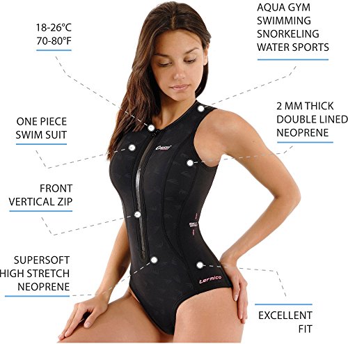 Cressi Damen Neopren Badeanzug Termico 2mm Neoprenanzug - 2