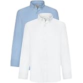 AC&amp;Co/Altınyıldız Classics 2'li Pamuklu Kolay &Uuml;t&uuml;lenebilir Slim Fit Dar Kesim Oxford G&ouml;mlek Paketi
