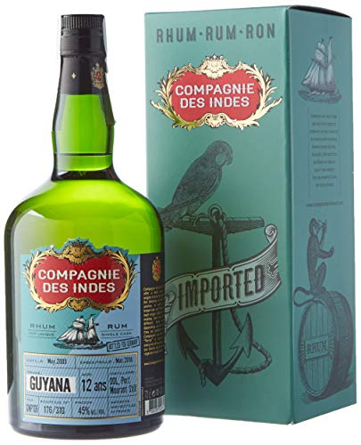 Compagnie Des Indes 12 Years Old Guyana Single Cask Rum - 700 ml