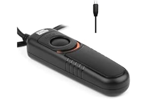 Pixel Wyzwalacz kablowy RC201-S2 kabel zdalny wyzwalacz kompatybilny z Sony a1 a9 a7 a7R a7S a6600 a6500 a6400 a6300 a6100 a6000 a5000 RX10 RX0 68 ZV. -1 HX99 HX400 QX1 jak pilot Sony RM-SPR1