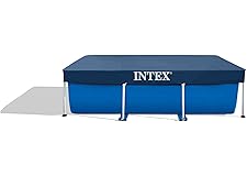 Intex Rectangular Pool Cover - 28038, Navy Blue