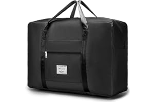 SPAHER Bolsas de Viaje Plegable 55 x 40 x 20 Tui Airways Lufthansa Equipaje de Mano Bolsa de Cabina Maletas Viaje Bolsas para Viaje Bolso Maternidad Hospital Bolso Equipaje 45L