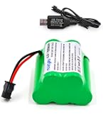 Carson Batería NiMH Para Receptor De 6V Y 1800mAh – Recargable Con Conector Tamiya, Compacta Y Fiable Para Coches RC Y Modelismo, Ideal Como Batería De Repuesto Repuesto Compacto