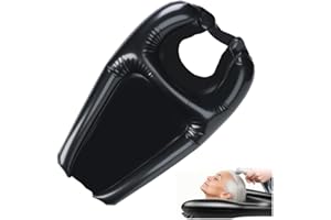 UNIKEEN Bac a Shampoing Domicile, Lavabo Gonflable pour Laver Portable Capiluve Gonflable Coiffure Tete Bac Lavage Cheveux PVC Universel Bassin pour Adulte Handicapée Enceinte Personne Âgée Enfant Blessée