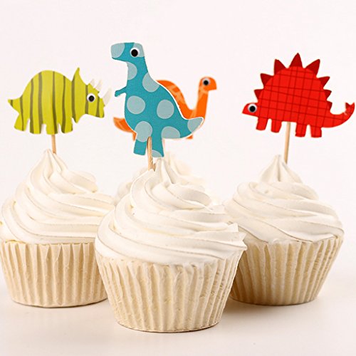 MagiDeal Holz Cupcake Picks Zahnstocher Partei Kuchen Cocktail Dekor, 24 Stück/Set - 5