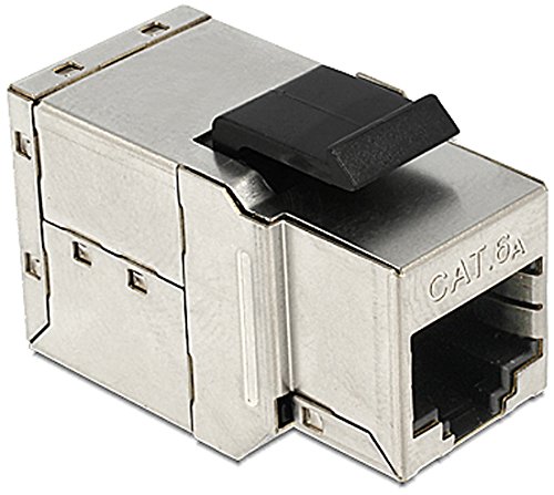 DELOCK Keystone RJ45 Buchse > Buchse Cat.6A